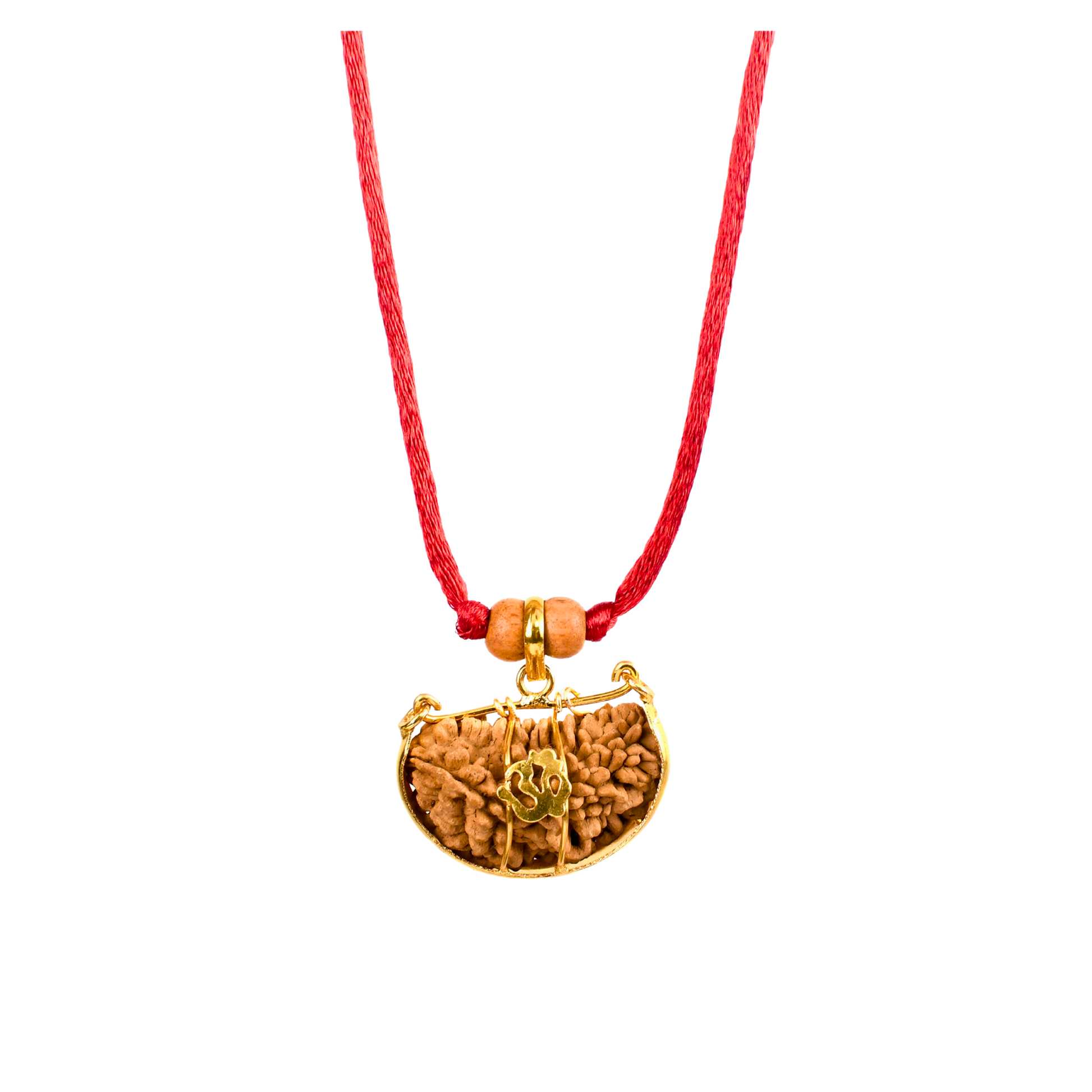 1-Augen-RudrakshaHalbmond_Nepal_Gold Pendant