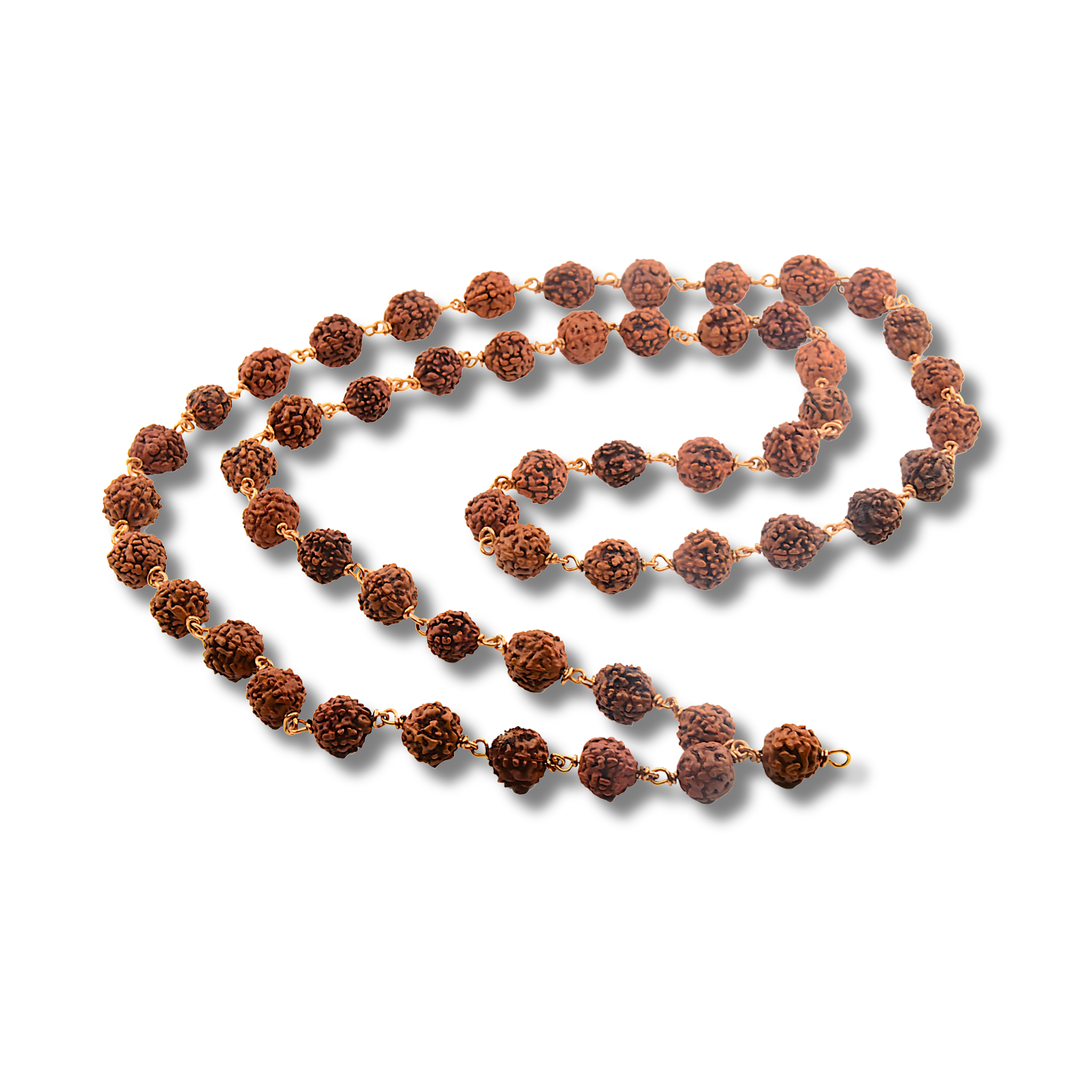 5-Augen-Rudraksha-MalaaufKupferdraht54_1