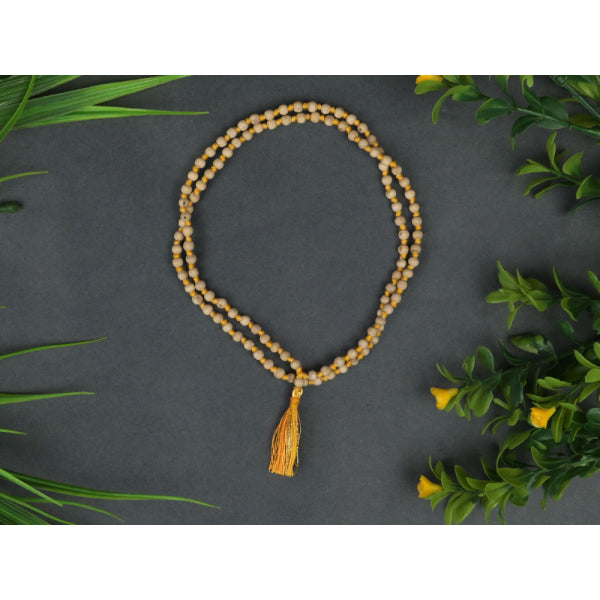 Tulsi Mala Orange circle