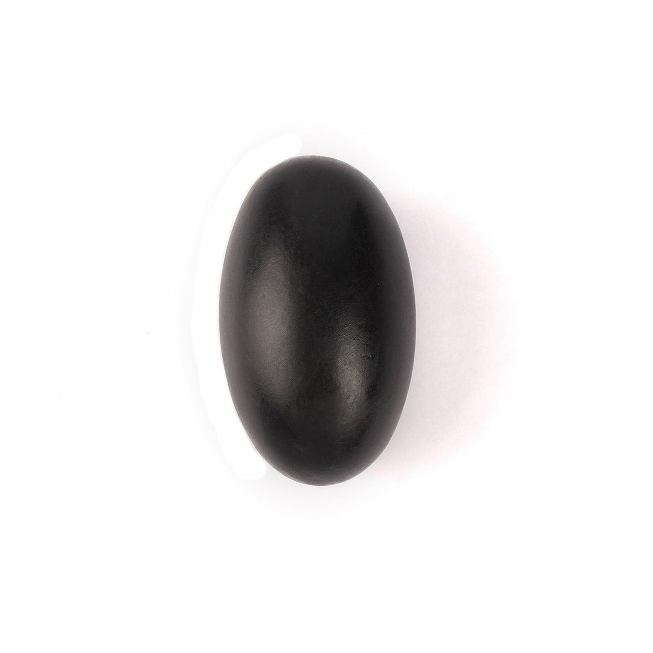 Grand Narmada Shiva-lingam noir, 9 cm