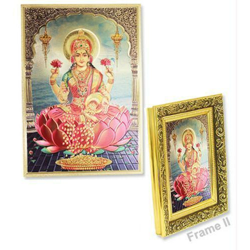 Lakshmi image in a precious frame - directly from India