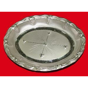 Precious Plate Silver - 11 cm, bellamente decorado