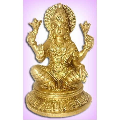 Belle statue Lakshmi - Brass