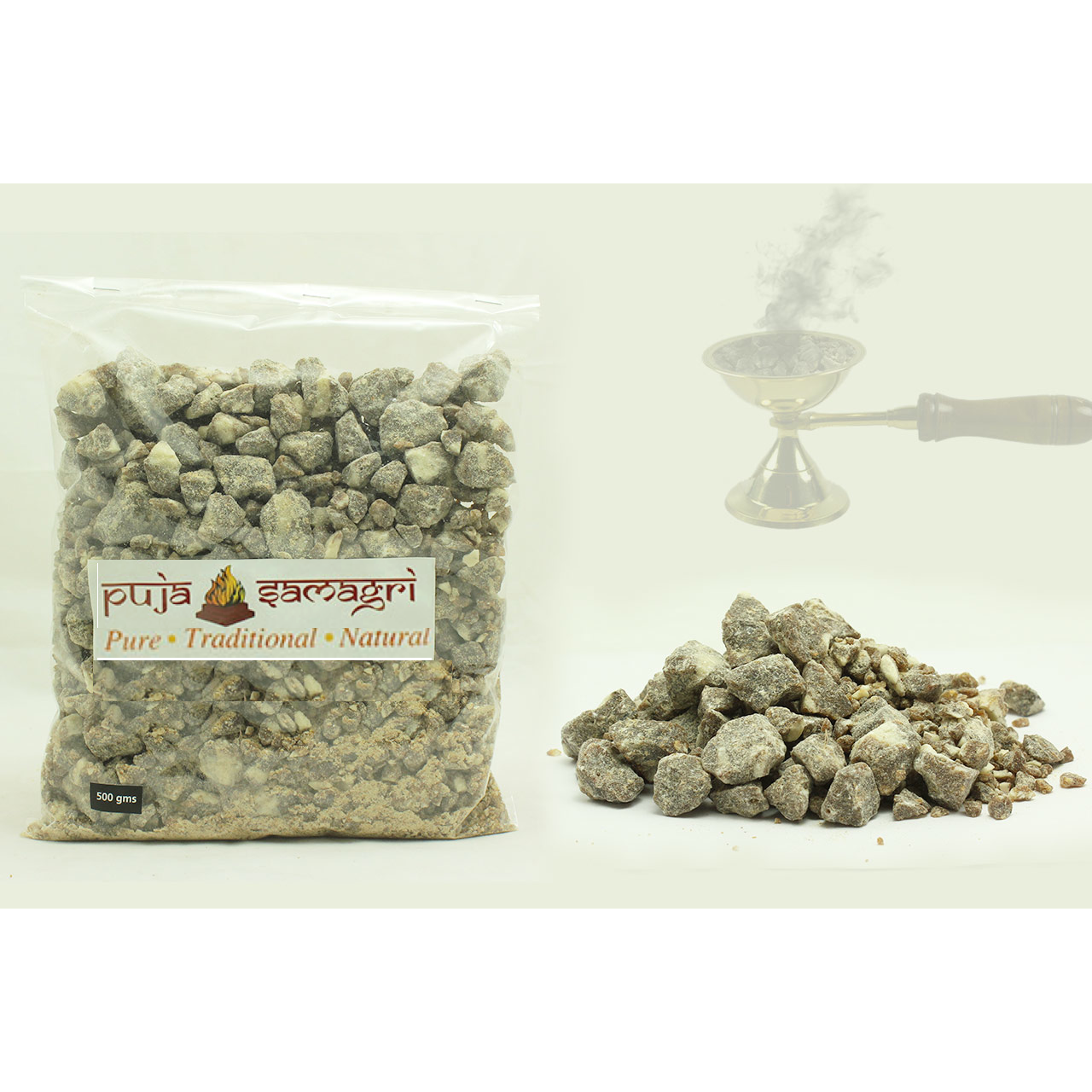 Smoking with real Sambrani - for prosperity and friends