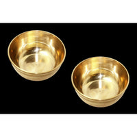 Brass bowl 2-er set